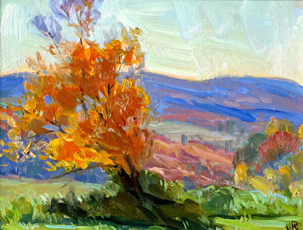 Painterly Landscape by artist Judith Reeve